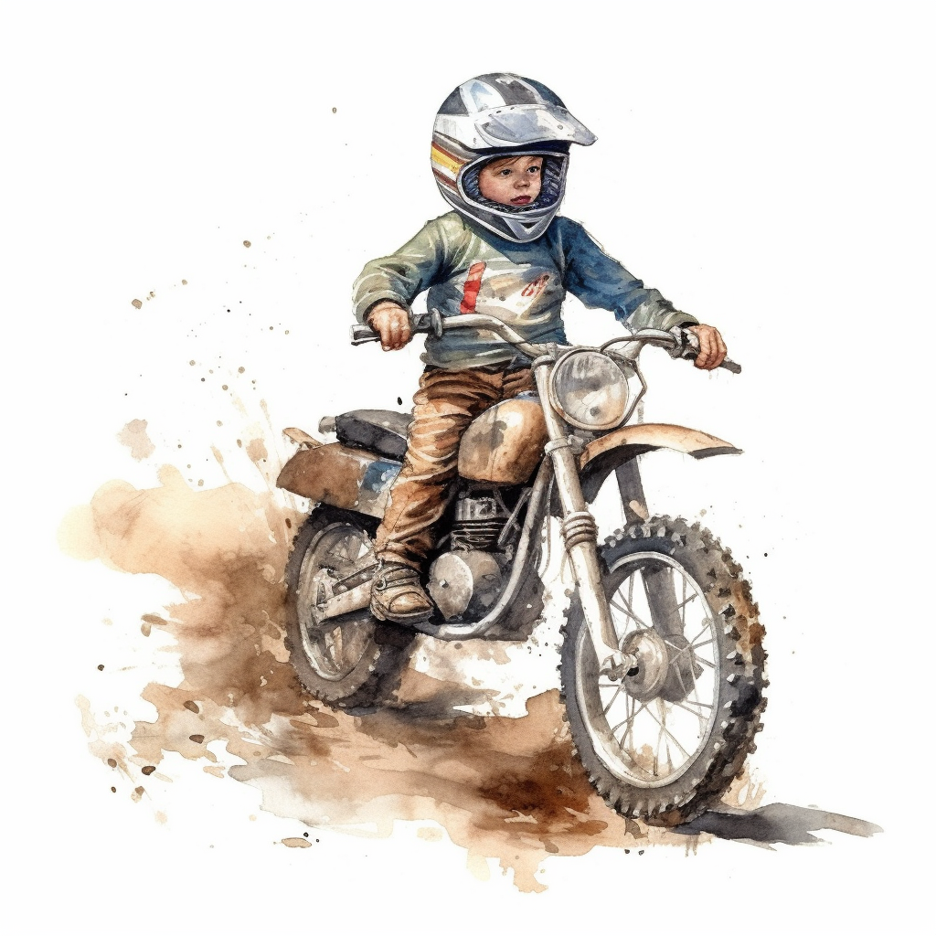 dirt bike clipart