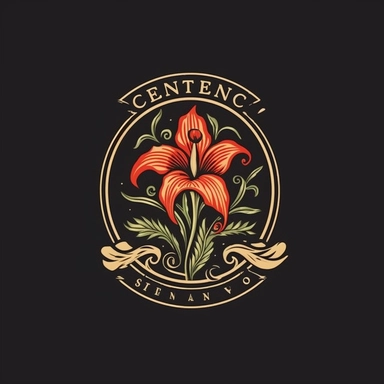 Design a logo for a Franco-Italian restaurant named 'Osteria Fiorentino' located in Curitiba, Brazil. It should reflect the sophistication and heritage of the establishment, featuring elements reminiscent of the Florentine Lily (giglio di firenze), an emblematic symbol of Florence, Italy. Emphasize elegance and simplicity in the design. The primary colors should be 'Royal Blue' and 'Gold/Cream' hinting at luxury and refinement. The logo should not be overly complex but must carry a strong visual