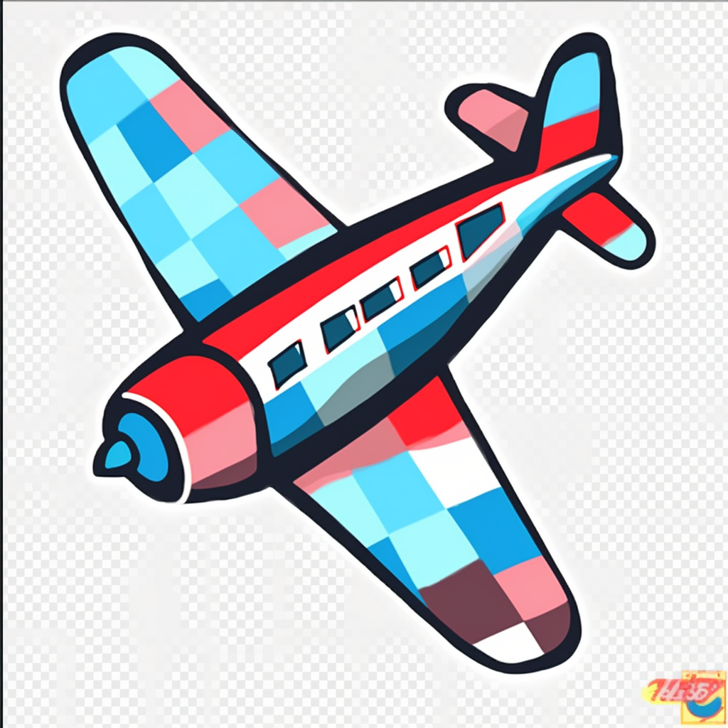 black airplane cliparts