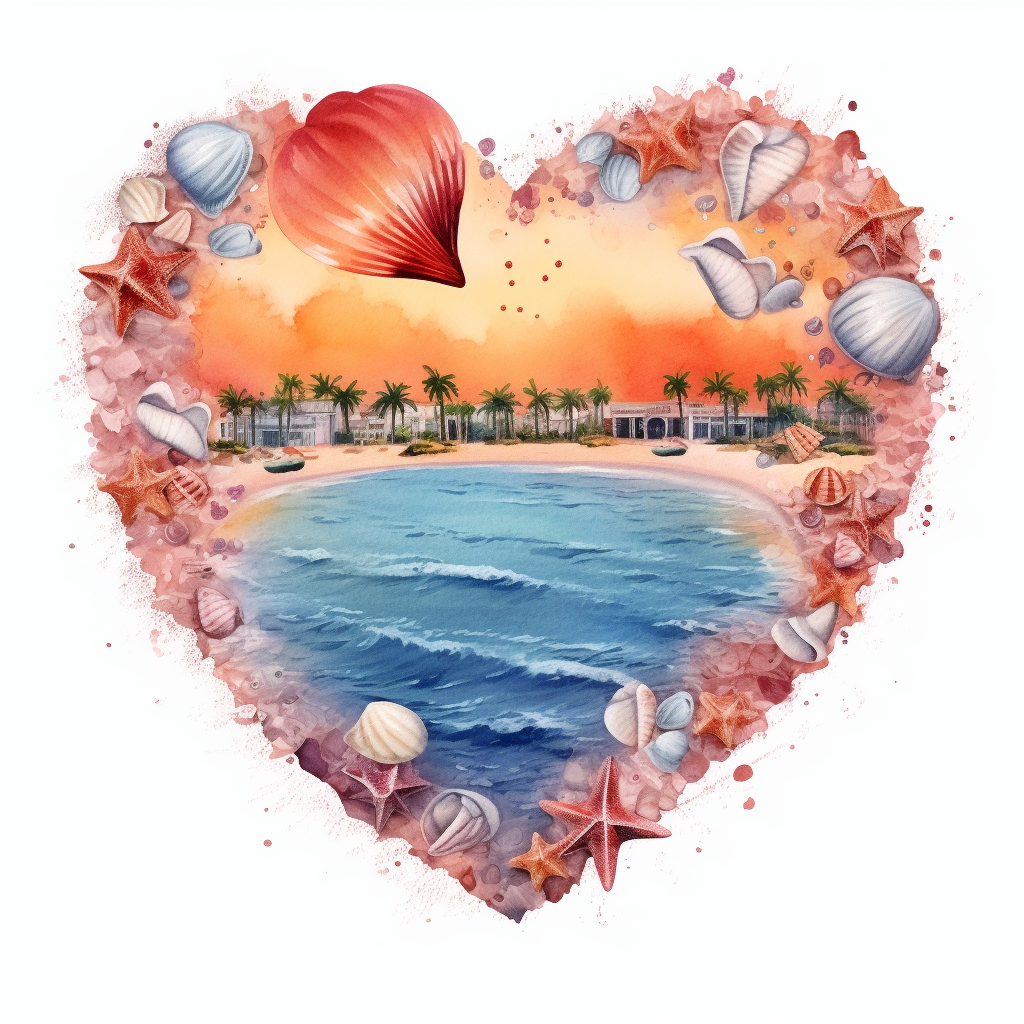 orange heart cliparts