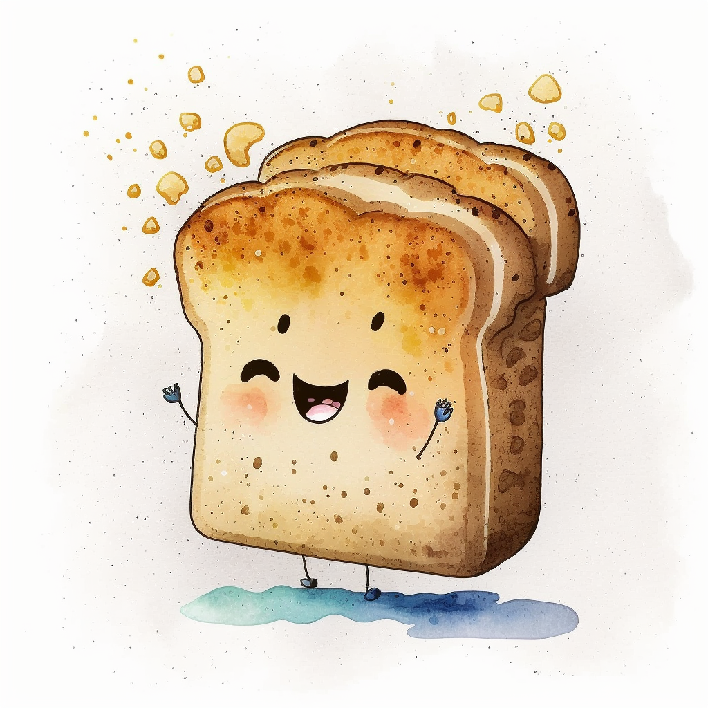 cute bread cliparts