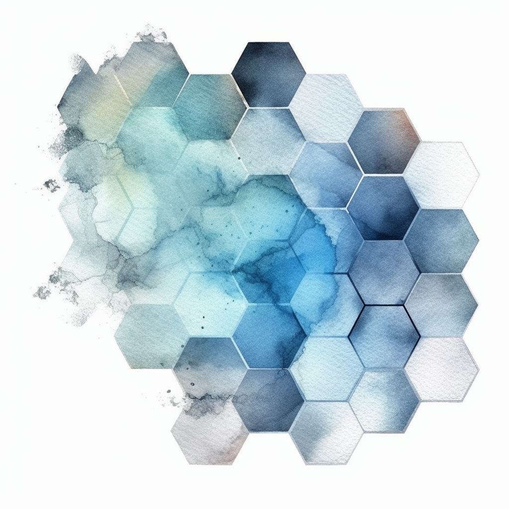 blue watercolor cliparts