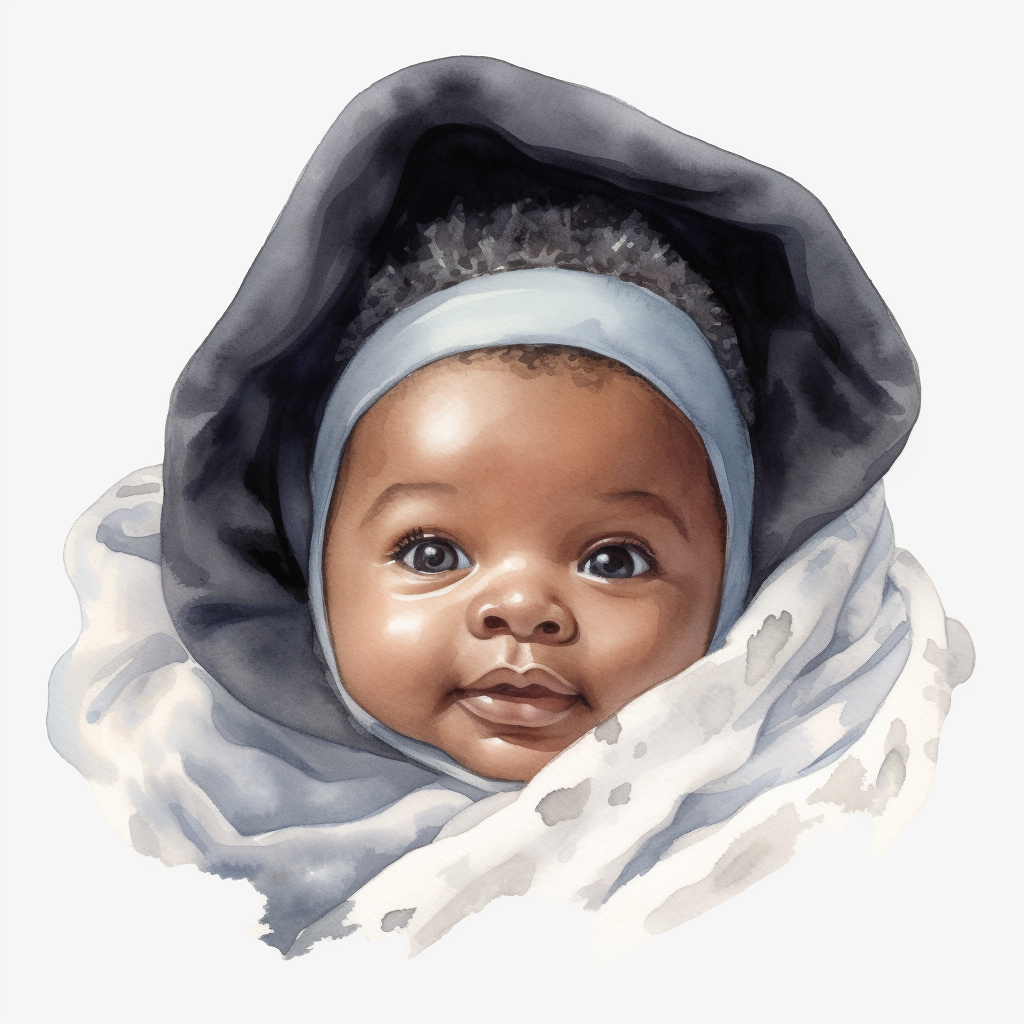 black babies cliparts