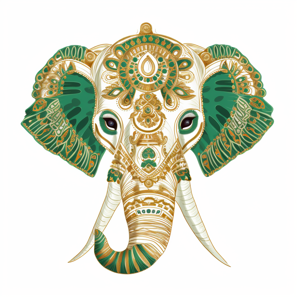 green elephant cliparts