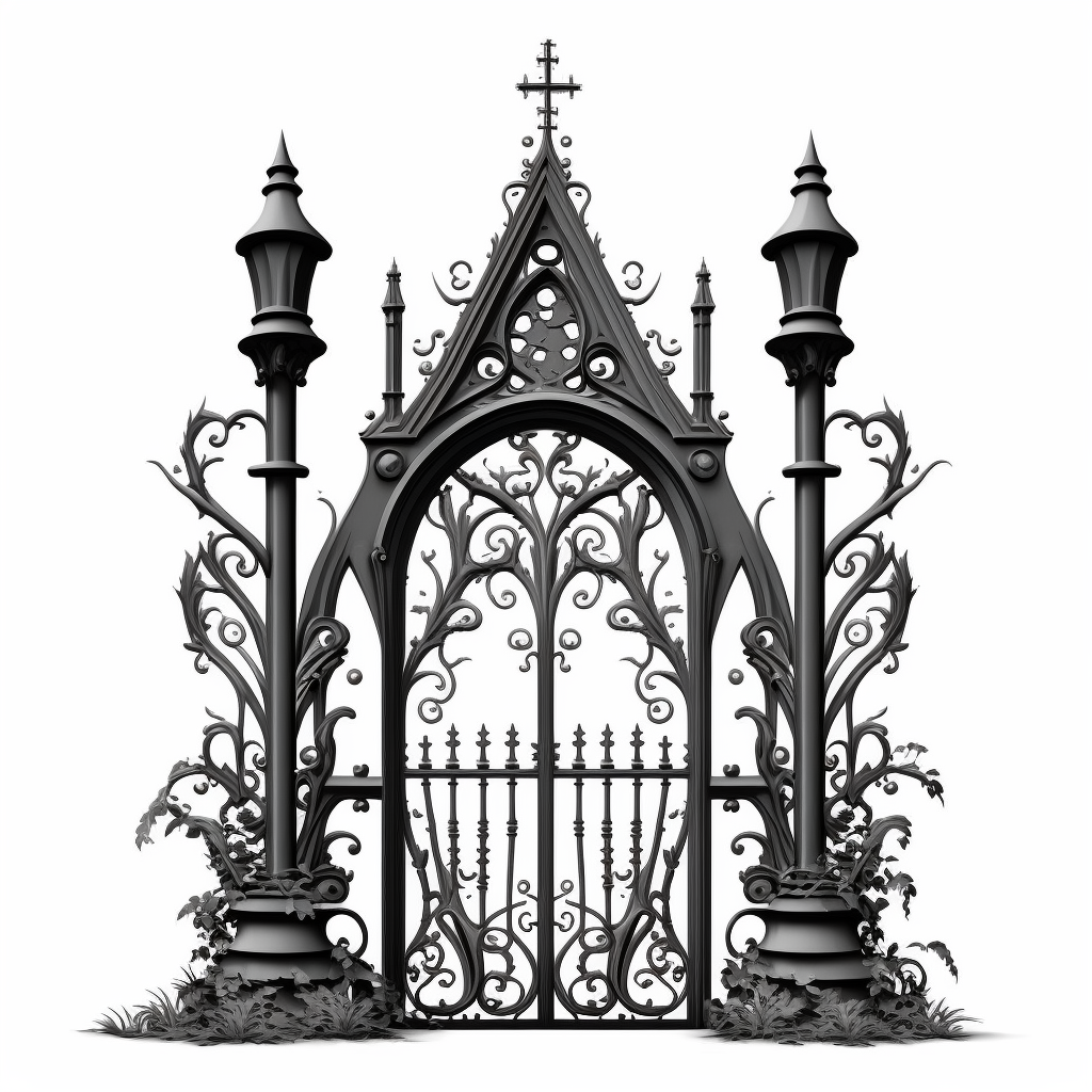 iron gate cliparts
