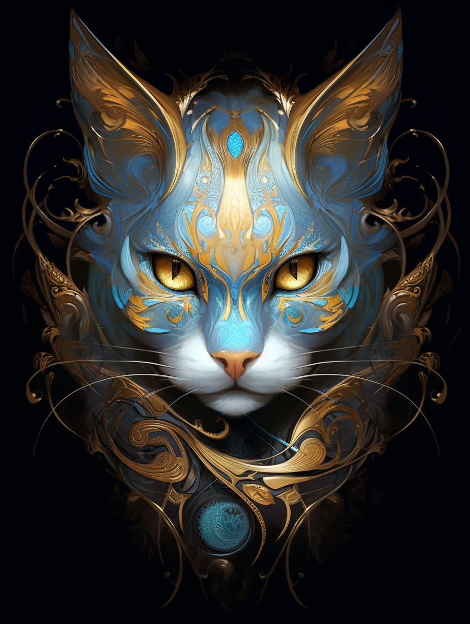 orange cat clipart