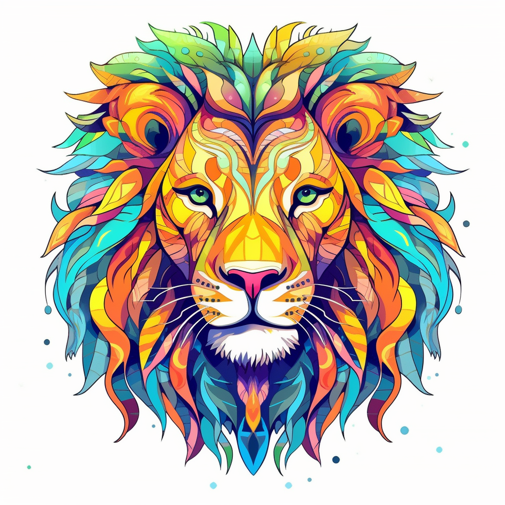 cartoon lion cliparts