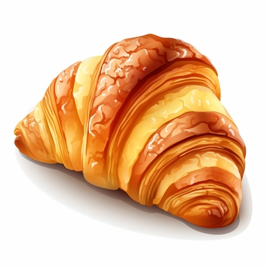 Croissant, clipart
