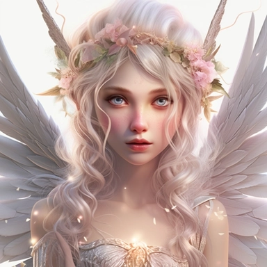 Radiant Fairy with a glowing presence, highly detailed face and a radiant expression, fairy setting on a unicorn, Use dreamlike lighting with soft sunlight falling on the subject’s face and hair, to create an ultra-realistic image that captures the subject’s natural beauty and personality, clipart on white background