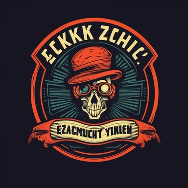 zksync enthusiast club logo, Immediate success, place for clubname, clipart sticker, minimalist,3d