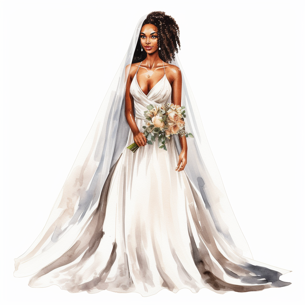 cartoon bride cliparts