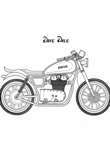 basic, simple, understated, Black line clip art of a stunt motor bike on a white background, showing the duality between good and evil, embattled, fortitude, Intricate, Vibrant, Symbolic Style of art: Embroidery design in the art style of David Choe black line painting: embroidery in the style of craft and artistry , jane crowther, and David Choe, whimsical black line art, anastasiya dobrovolskaya, constantin brancusi, hopi art,