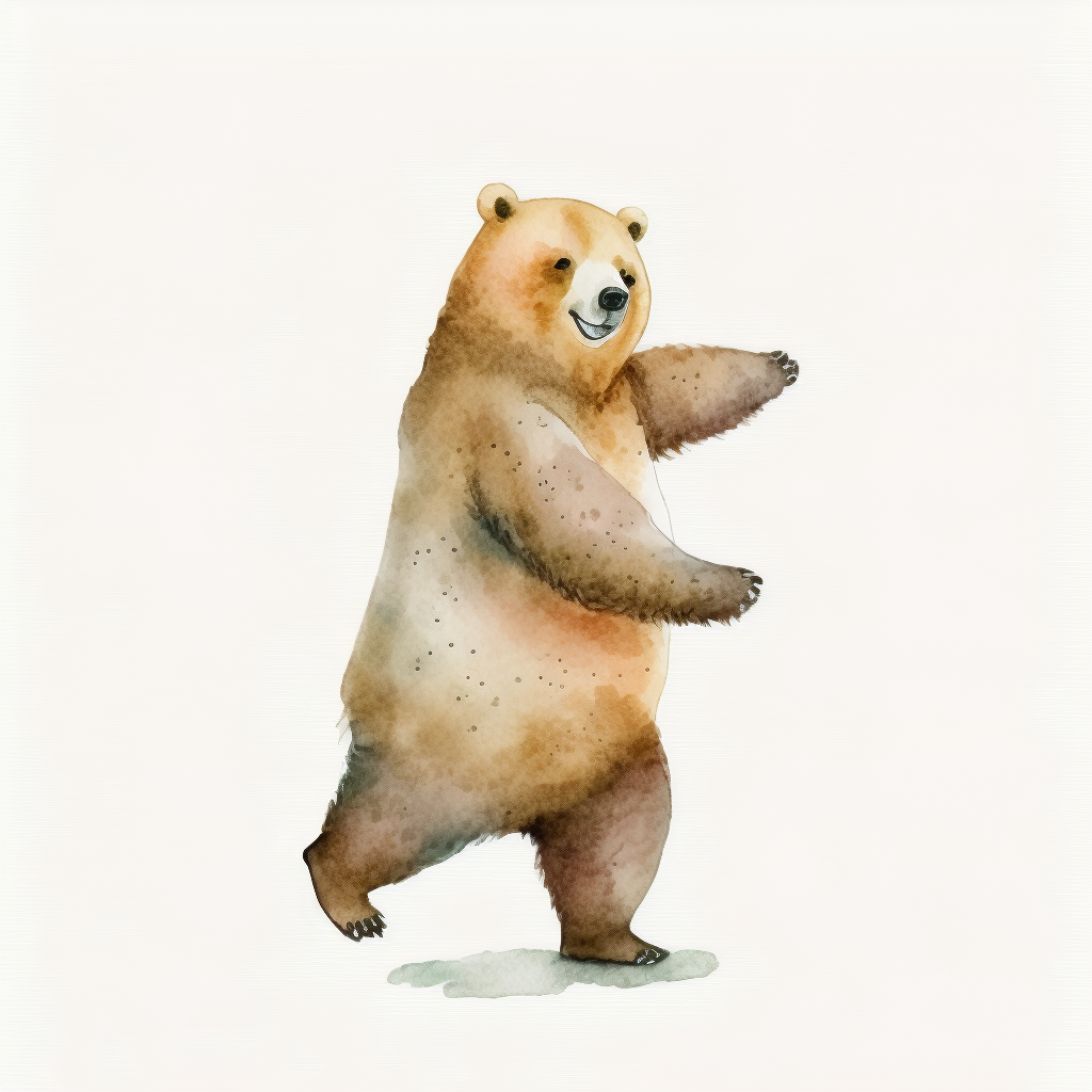 animals dancing cliparts
