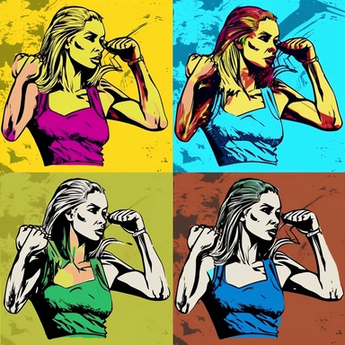 clipart popart women Fitness Workout Strength Gym Athletic Sports Bodybuilding Cardio Yoga Pilates Cycling Swimming Outdoor Nature Active Muscles Energy Progress Success Motivation Inspiration