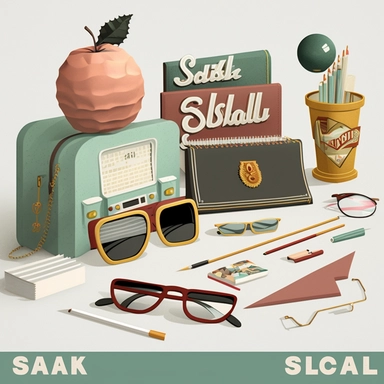 school in style of Clipart