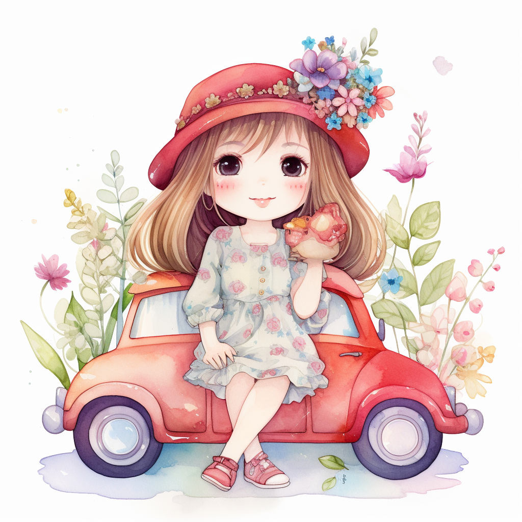 cute vehicle cliparts