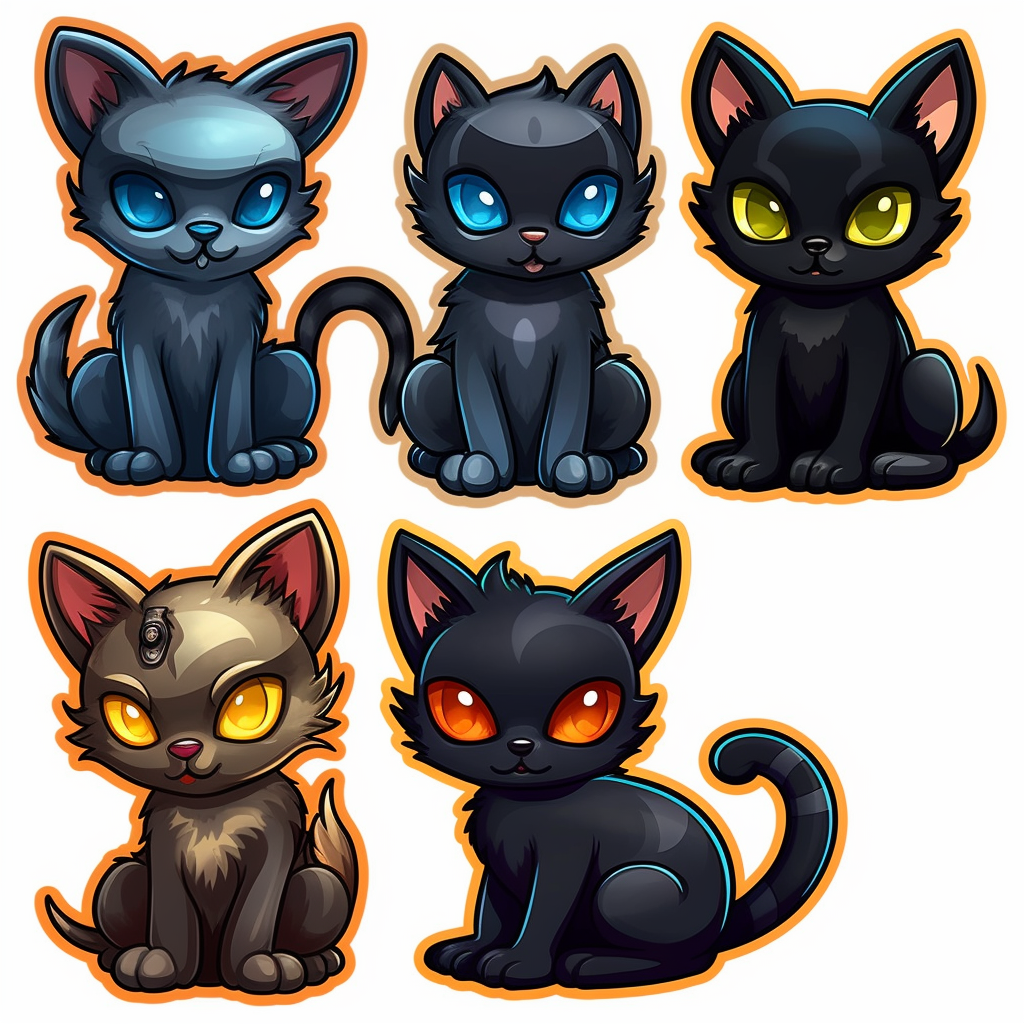 black cat clip art