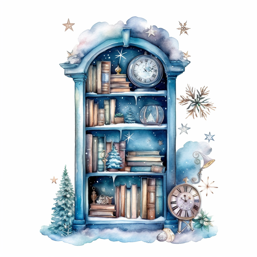 bookshelf cliparts
