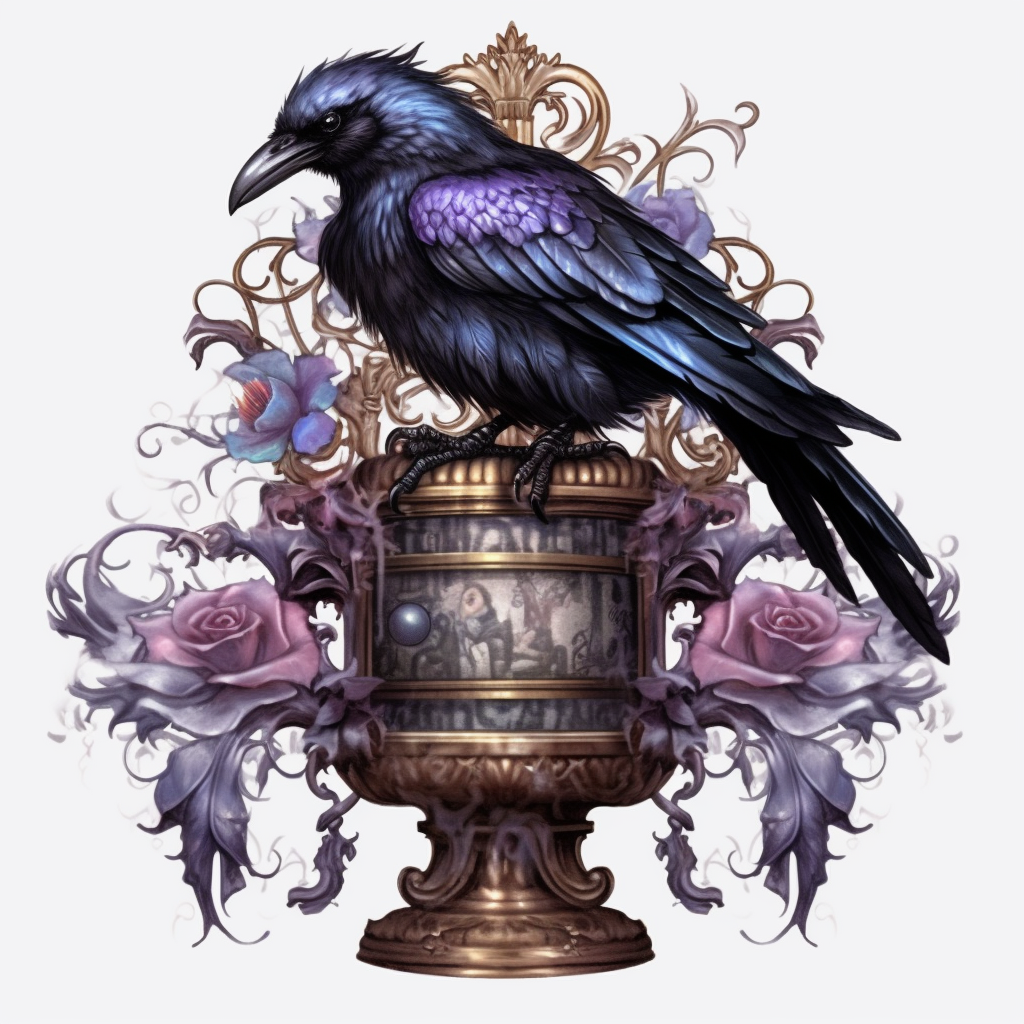 black raven cliparts