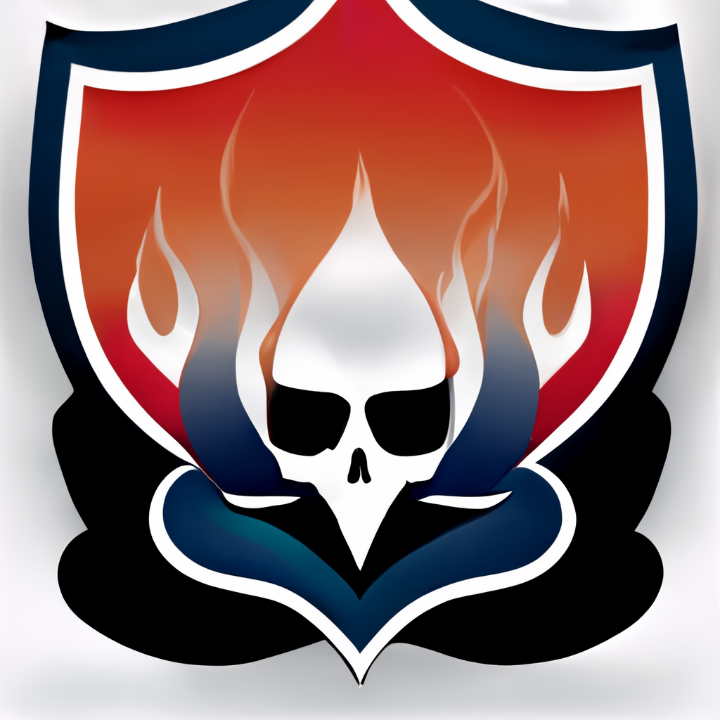 Offical Logo Of The Nfl, Flaming Skull, Lightning Bird, Orca Whale 