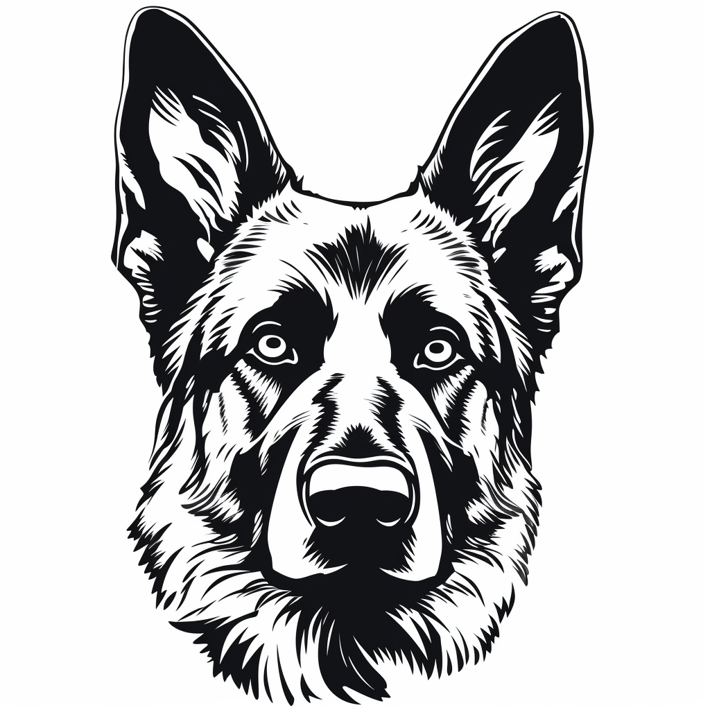 dog face clipart