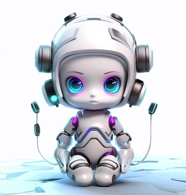 computer animators and 3d modelers from designbytes digital art, clipart, and vectors, the global leader in digital, in the style of jeremiah ketner, futuristic robots, dark white and light silver, cute cartoonish designs, prateep kochabua, realistic lighting, rtx