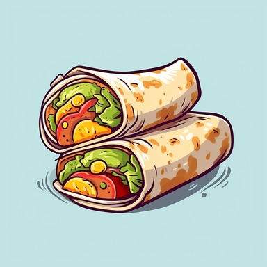 burritos, clipart