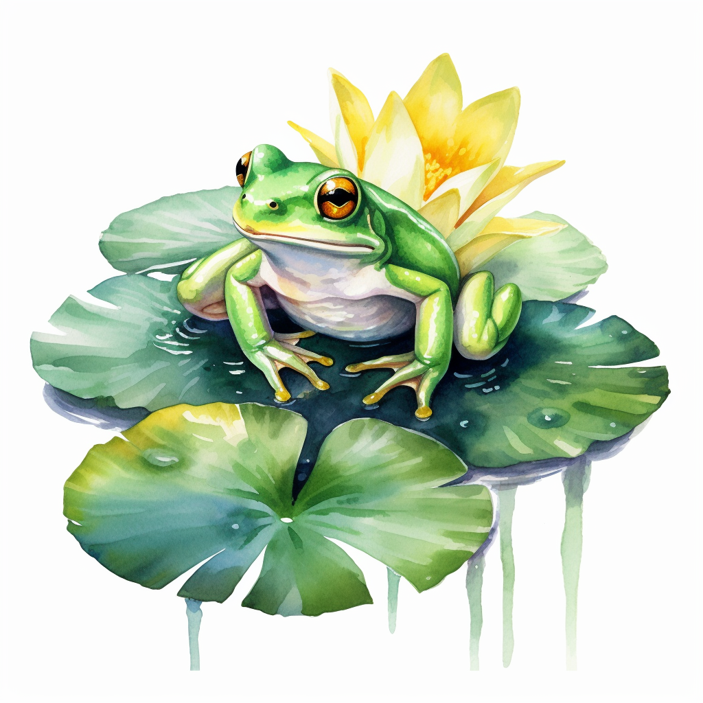 lily pad clipart