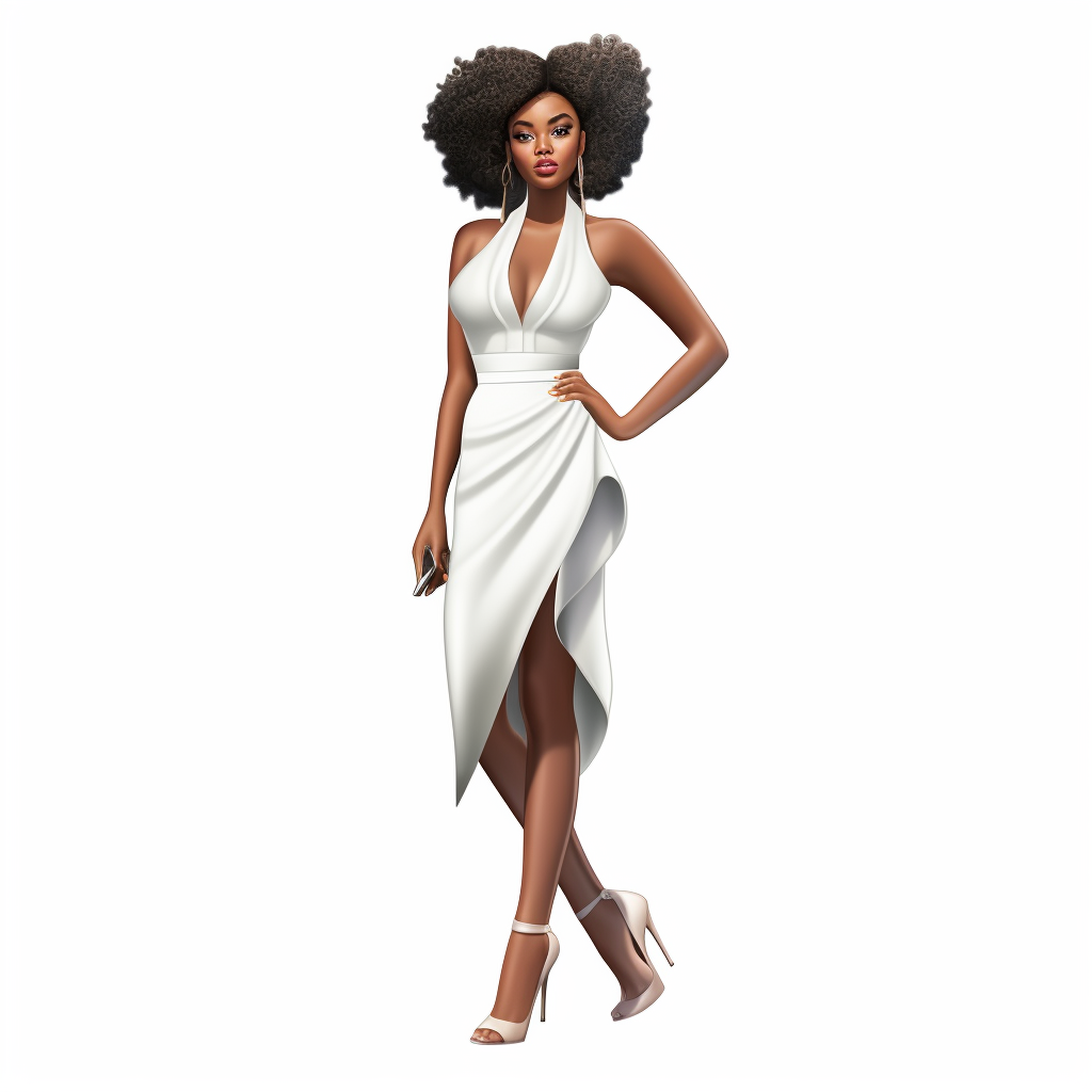 fashion model clipart