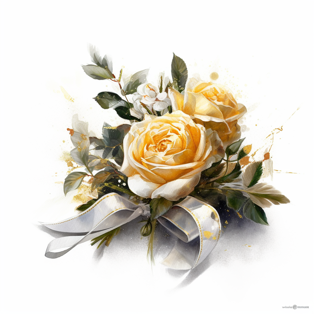 gold ribbon cliparts