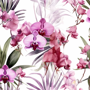 Contemporary collage style floral patterns orchids watercolor elegant flowers wedding invitations high quality and elegant clipart of flowers Gucci art pink andlavender shades background 4
