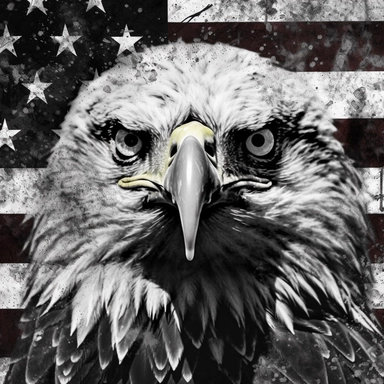 hawk head over american flag for personal use svg clipart free, in the style of aaron siskind, david yarrow, graphic black and white, multiple patterns, cut/ripped, roger deakins, stencil-based