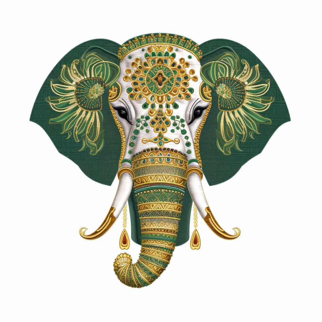 green elephant cliparts