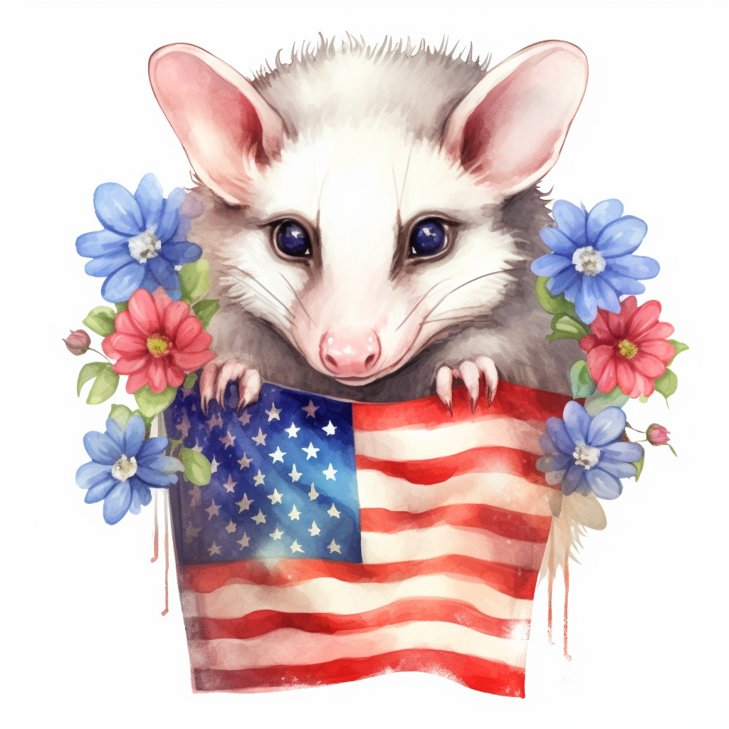opossum cliparts