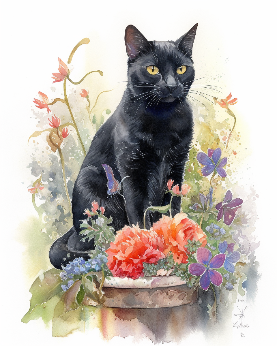 cat sitting cliparts