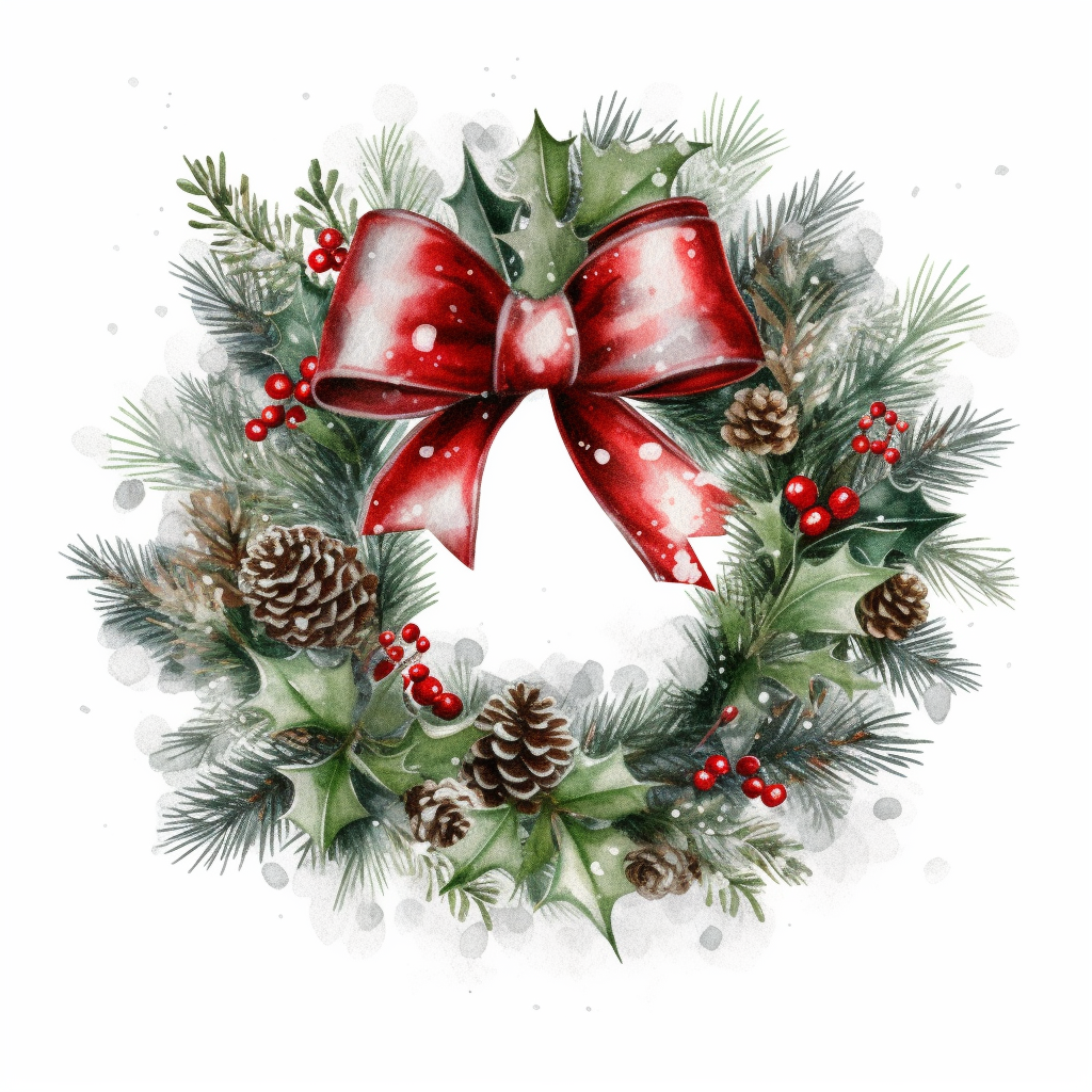 christmas bow cliparts