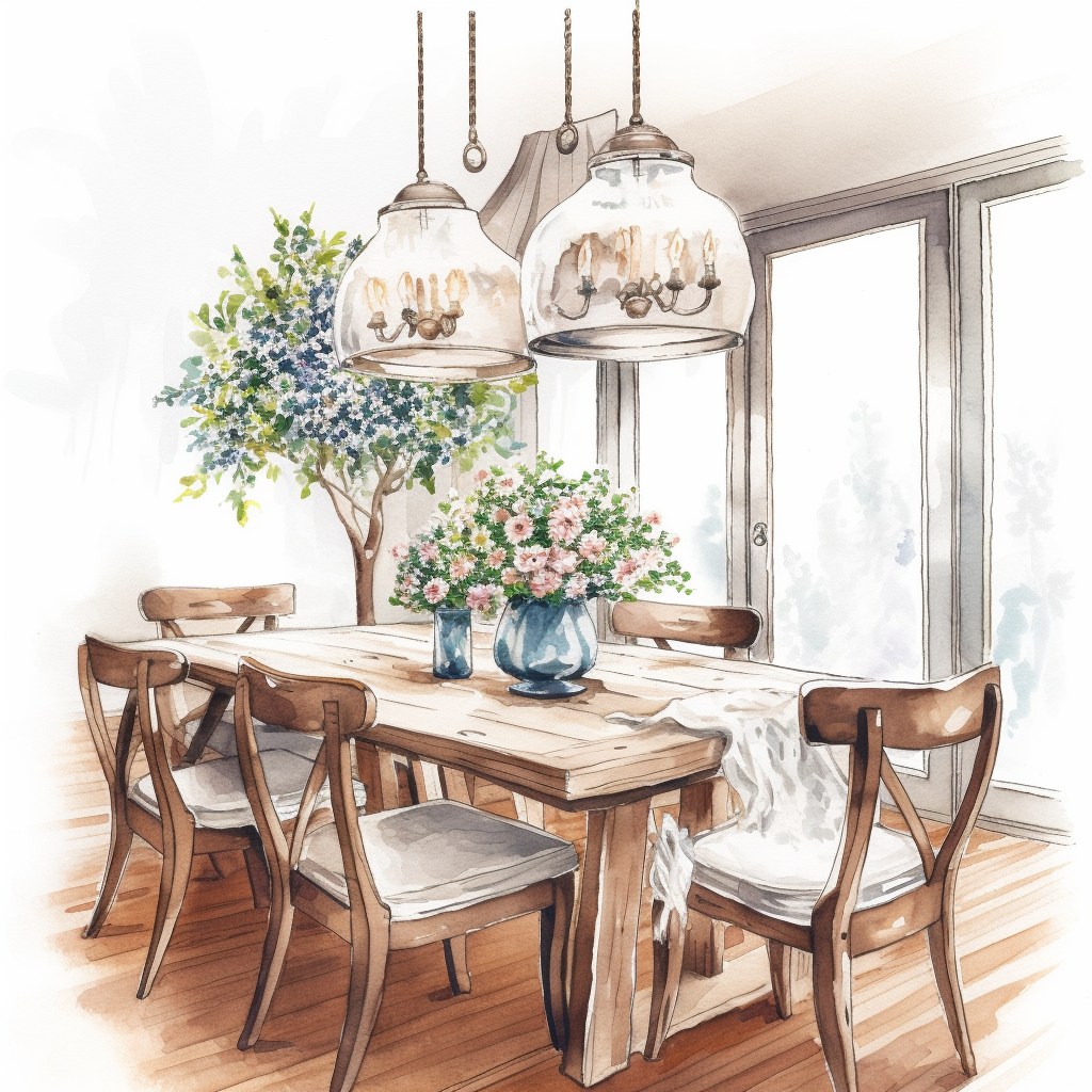 dining table cliparts