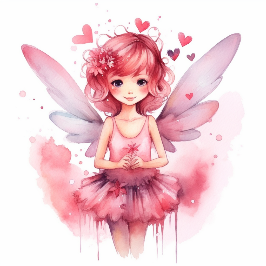 heart with wings clipart