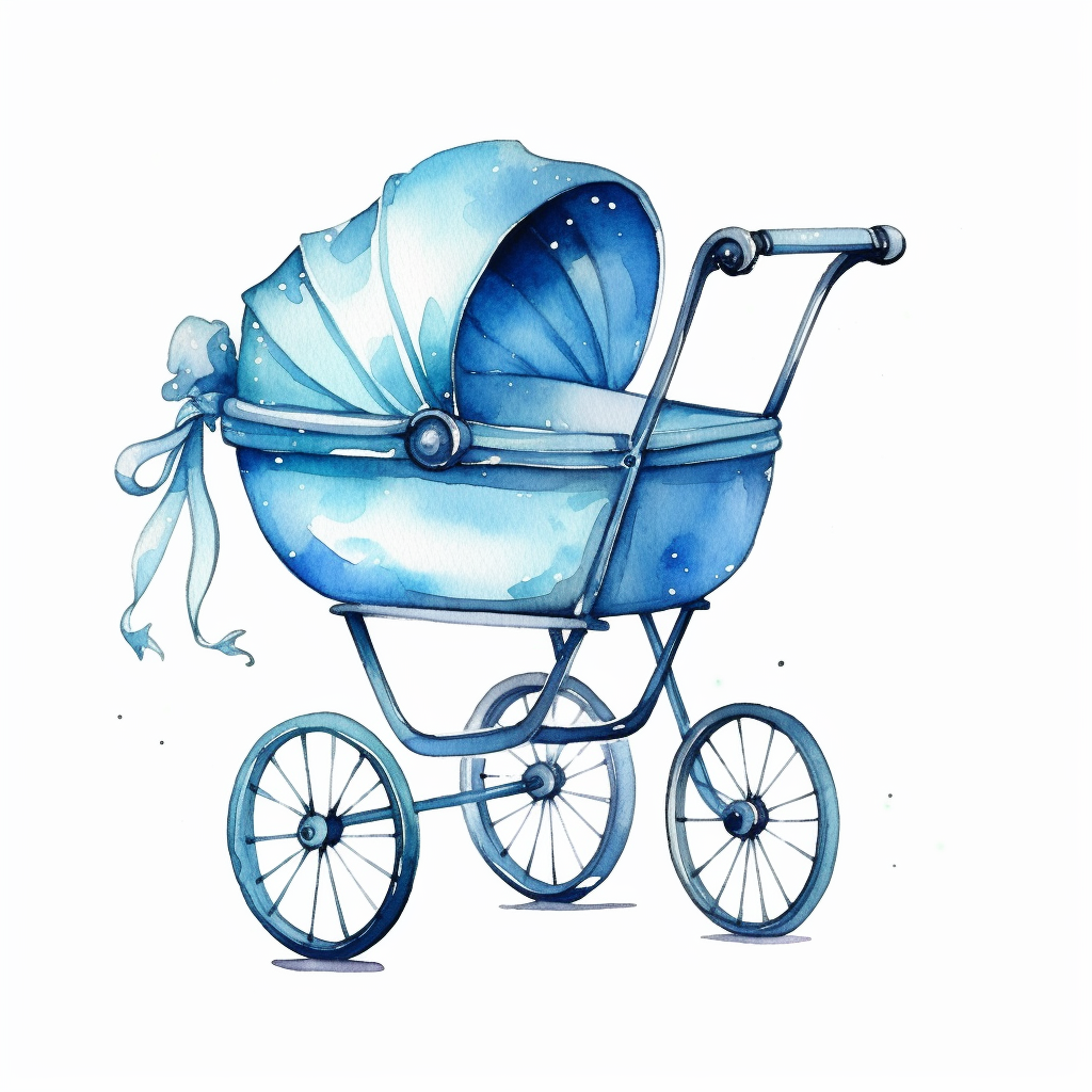 baby carriage clipart