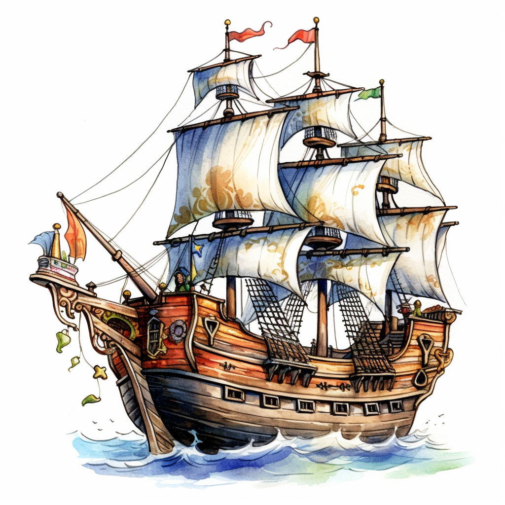 cartoon pirate cliparts