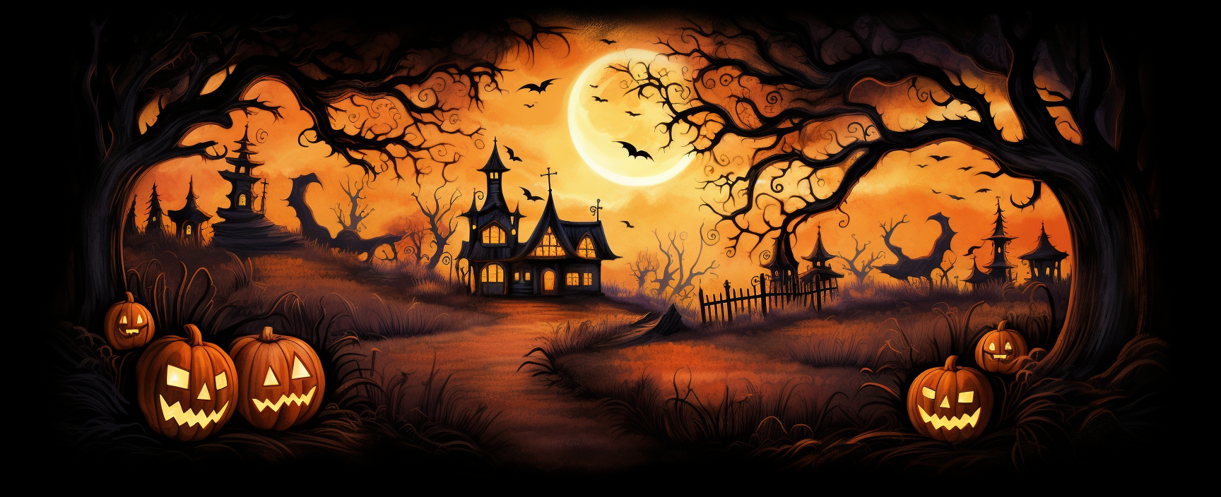 halloween background clipart