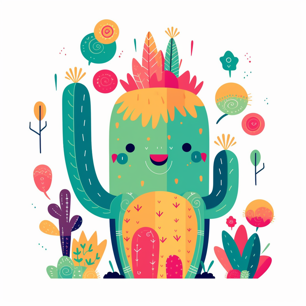 mexican cactus cliparts