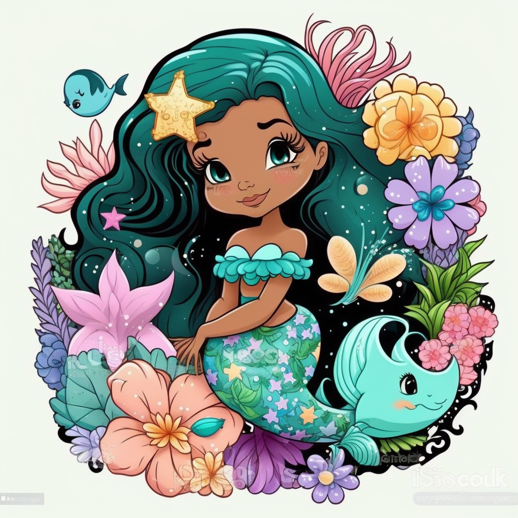 mermaid clipart free