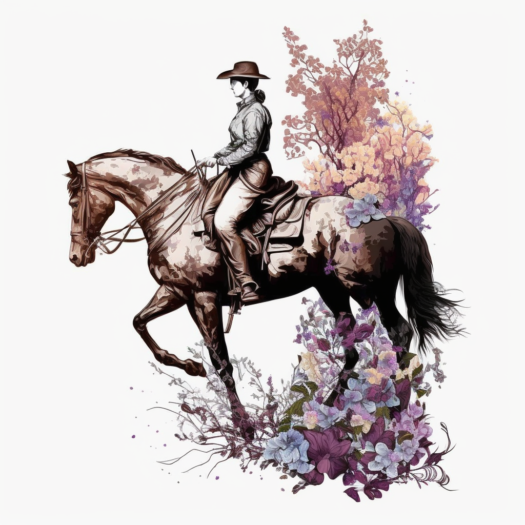 horse rider cliparts