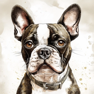 Boston terrier anathomy clipart , original hand drawing, watercolor, understated and flawless for t shirt and cup printing, happy cute smily Basset Hound , transparent background, realistic painting, portrait without writing , style of the artwork, mood of the aartwork, vector, contour , white background, 8K quality, ultra detailed , without signature and without meaningless lines, clipart, white background, High Quality, no writting background, no writting, ultra detailed, no symbol, without lo