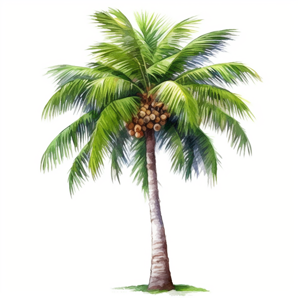 coconut tree clipart