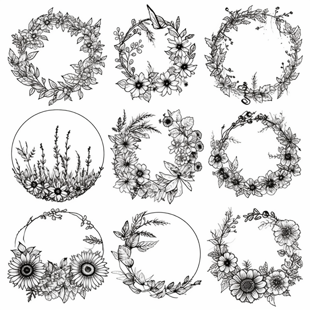circle dots cliparts