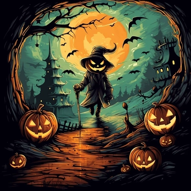 Halloween for Holiday clip art illustrator