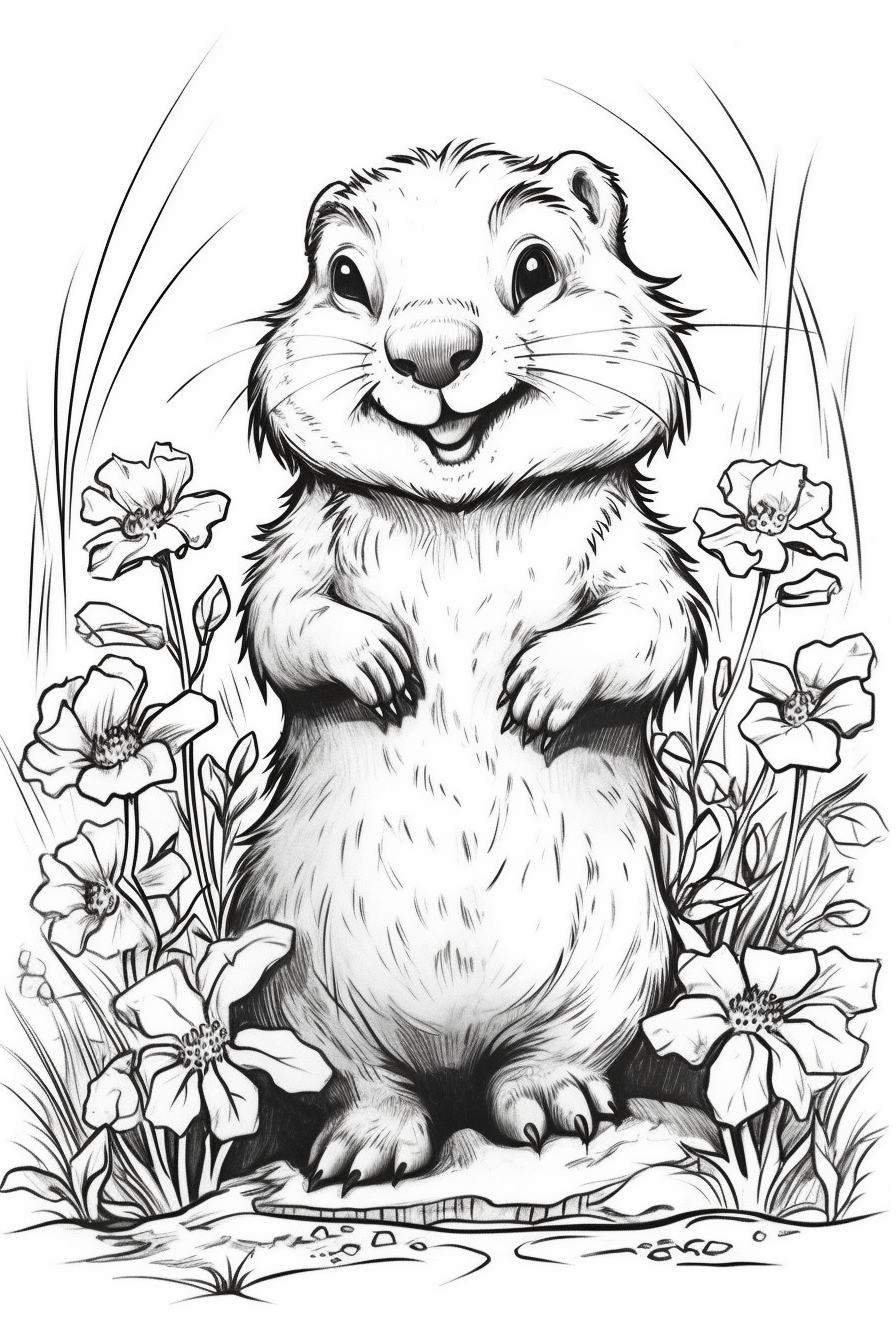 groundhog cliparts