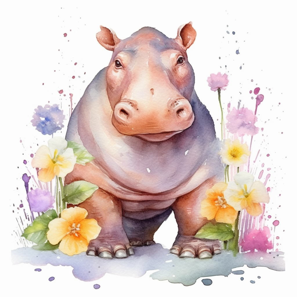hippo cliparts